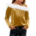 thumbnail image 1 of FDDMis Youth Graphic Tees Girls Long Sleeve Tops Size 14-16 Oxford Shirt Plaid Shirts for Girls Shirts 14 Year Old Girl Clothes Trendy Clothes, 1 of 1