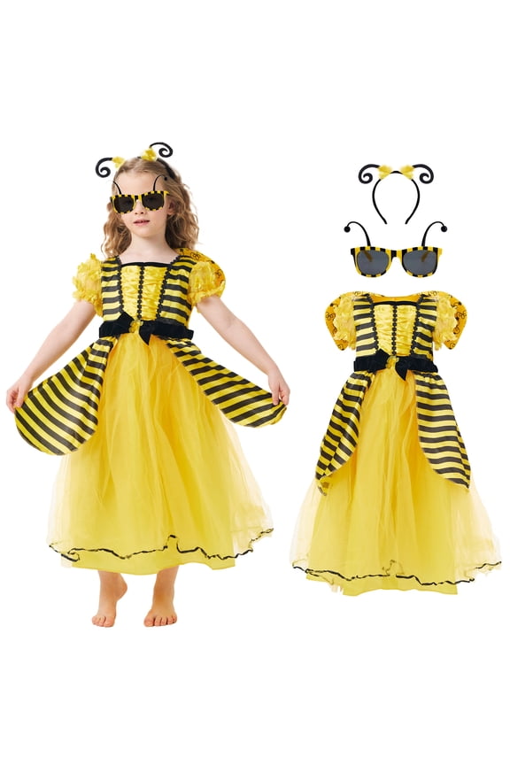 2PCS Yellow Bee Set 51.18"