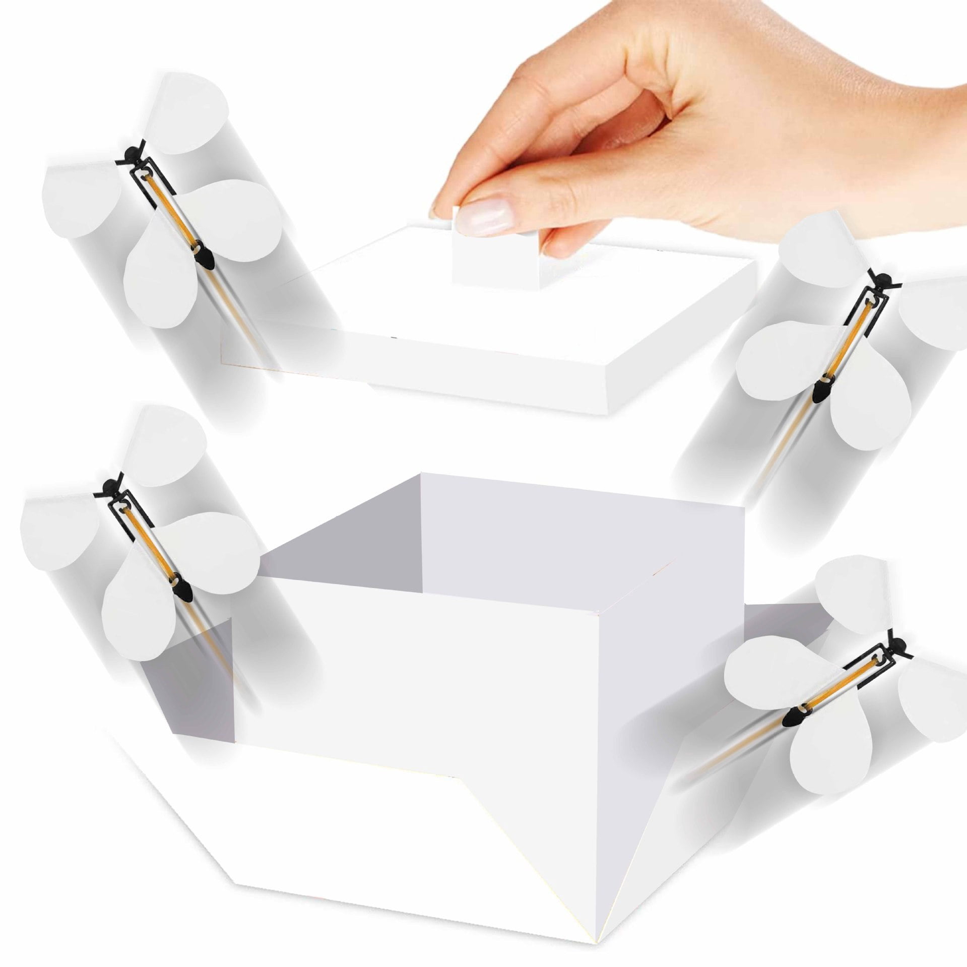 FDEEOM Flying Butterfly Surprise Gift Box, Premium Butterfly Explosion ...