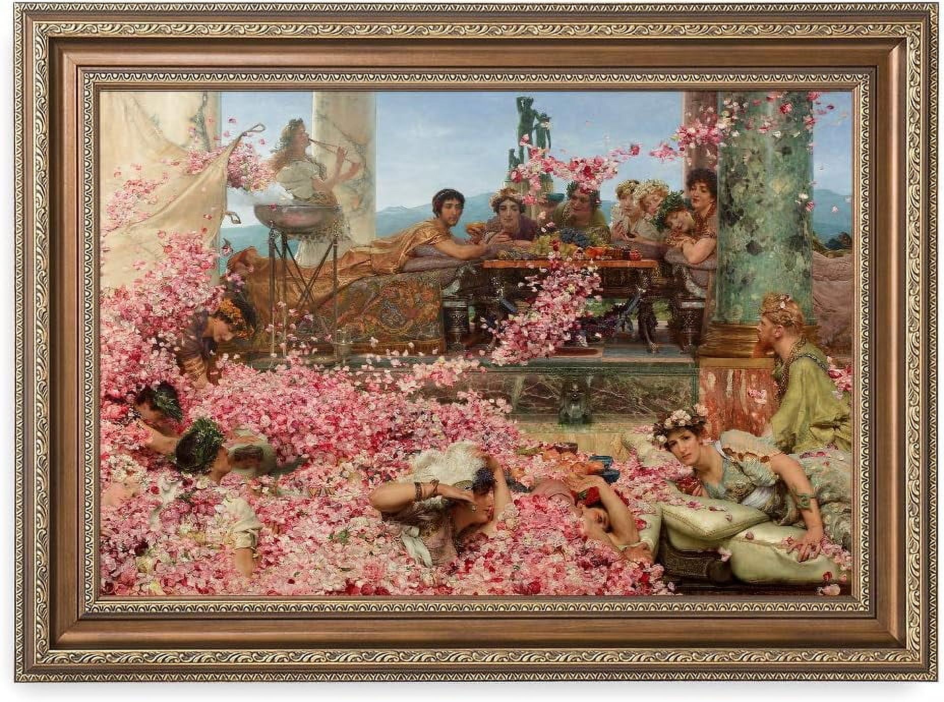 FDFW - The Roses of Heliogabalus by Lawrence Alma-Tadema. Oil Patg ...