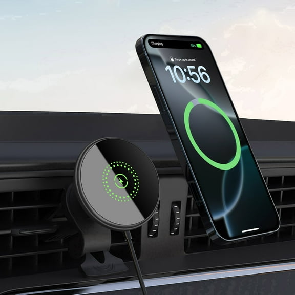 FDGAO 20W Magnetic Wireless Car Charger Fast Charging Car Phone Holder Air Vent Mount for iPhone 16 15 14 1 3 12 Pro/Max/Plus