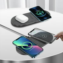 FDGAO Fast Wireless Charger Dual 20W Wireless Charging Station for iPhone 15 14 13 12 11 XS XR 8Plus,Samsung Galaxy/Note