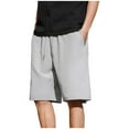 thumbnail image 1 of FDGIU 2025 Men's Gym Shorts Quick Dry Workout Shorts with Pockets, Lined Athletic Sweatpants, Ultra Cozy Lounge Fitness Shorts, 1 of 6