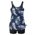 thumbnail image 1 of FDGIU ‌2025 Trendy Women's Floral Tankini Swimwear Set, Modest Athletic Bathing Suit with Shorts, Tummy Control Two Piece Swimsuits for Beach & Pool;High Waisted Swimsuit, 1 of 5