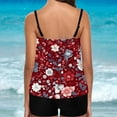 thumbnail image 1 of FDGIU ‌2025 Trendy Women's Floral Tankini Swimwear Set, Modest Athletic Bathing Suit with Shorts, Tummy Control Two Piece Swimsuits for Beach & Pool;High Waisted Swimsuit, 1 of 3