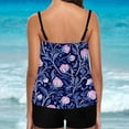thumbnail image 1 of FDGIU ‌2025 Trendy Women's Floral Tankini Swimwear Set, Modest Athletic Bathing Suit with Shorts, Tummy Control Two Piece Swimsuits for Beach & Pool;High Waisted Swimsuit, 1 of 3