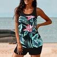 thumbnail image 1 of FDGIU ‌2025 Trendy Women's Floral Tankini Swimwear Set, Modest Athletic Bathing Suit with Shorts, Tummy Control Two Piece Swimsuits for Beach & Pool;High Waisted Swimsuit, 1 of 6