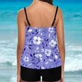 thumbnail image 1 of FDGIU ‌2025 Trendy Women's Floral Tankini Swimwear Set, Modest Athletic Bathing Suit with Shorts, Tummy Control Two Piece Swimsuits for Beach & Pool;High Waisted Swimsuit, 1 of 3