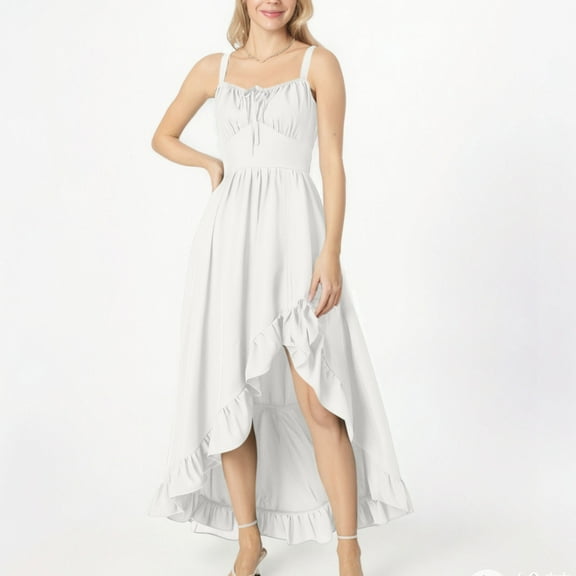 FDGIU 2025 Women's Corset Mini Dress - Sexy Ruched Spaghetti Straps for Club & Night Out