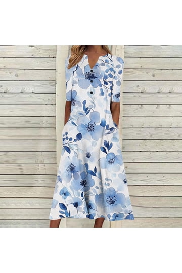 Casual Summer Dress Below Knee Dresses Casual Women's Below The Knee Dresses  Lands' End