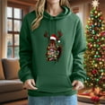 thumbnail image 1 of FDGIU 2025 Women's Funny Ugly Xmas Hooded Sweatshirt - Loose Fit Long Sleeve Pullover, Cute Holiday Graphic Print, 1 of 5