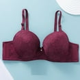 thumbnail image 1 of FDGIU 2025 Women's Lace Balconette Bra - Plus Size Underwire Side Support, Full Coverage Demi Cup with Wide Straps & Smooth T-Shirt Design, 1 of 3