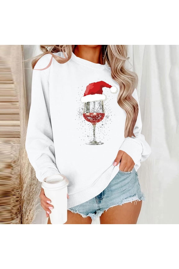 2025 Women's Sequined Snowflake Blouse – Christmas Long Sleeve Tee, Party Vacation Casual Top‌