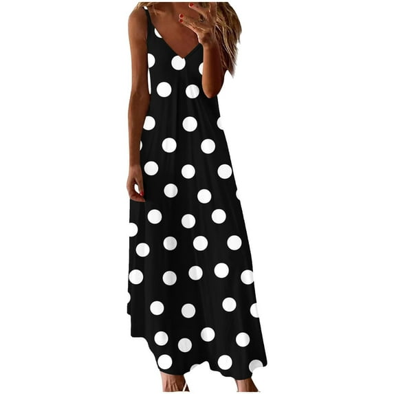 FDGIU 2025 Women's Sleeveless V Neck Midi Cocktail Dress - Versatile for Wedding Guest & Office