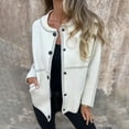 thumbnail image 1 of FDGIU Cardigan Sweaters for Women Trendy Cardigans Fashion Women Casual Cardigan Solid Long Sleeve Button Knitted Sweater Coat, 1 of 5