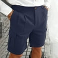 thumbnail image 1 of FDGIU Cargo Shorts Summer Men Cargo Shorts With Drawstring At The Waist Large Pockets Casual Sportswear Pants Bermuda Shorts Back to School Essentials, 1 of 6