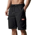 thumbnail image 1 of FDGIU Cargo Shorts Summer Men Cargo Shorts With Drawstring At The Waist Large Pockets Casual Sportswear Pants Bermuda Shorts Back to School Essentials, 1 of 6