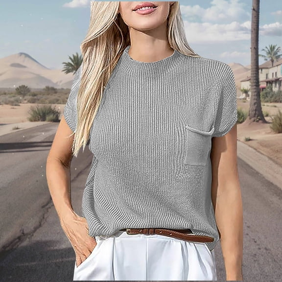 FDGIU Casual Oversized Sweater for Women, Soft Loose Fit Long Sleeve Pullover, Comfy Knit Casual Wear Tops