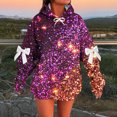thumbnail image 1 of FDGIU Funny Christmas Hoodie for Women - Lightweight Pullover with Pockets, Holiday Graphic Sweatshirts, 1 of 5