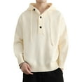 thumbnail image 1 of FDGIU Men's 2025 Big & Tall Hoodies - Oversized Fleece Sweatshirt Warm Lightweight, Plus Size Drawstring Pullover with Pockets for Comfortable Loungewear, 1 of 5