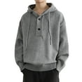 thumbnail image 1 of FDGIU Men's 2025 Big & Tall Hoodies - Oversized Fleece Sweatshirt Warm Lightweight, Plus Size Drawstring Pullover with Pockets for Comfortable Loungewear, 1 of 6