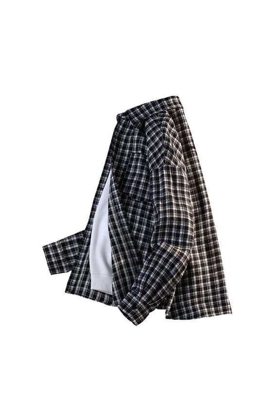 Men's 2025 Flannel Shirt Jacket - Button Down Plaid Shacket, Fleece Lined with Pockets, Long Sleeve Lightweight Fall Outerwear & Layering Piece