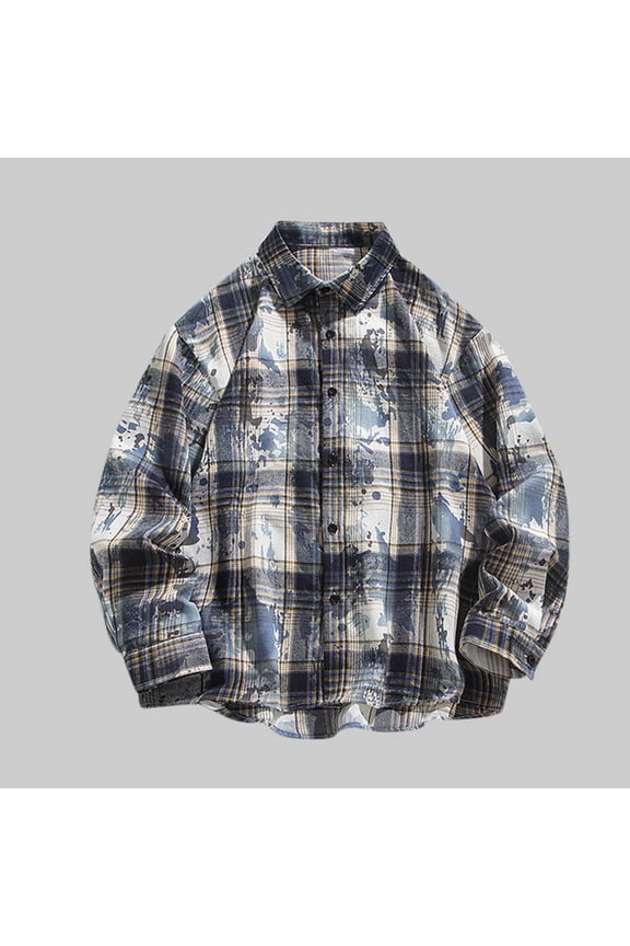 Men's 2025 Flannel Shirt Jacket - Button Down Plaid Shacket, Fleece Lined with Pockets, Long Sleeve Lightweight Fall Outerwear & Layering Piece