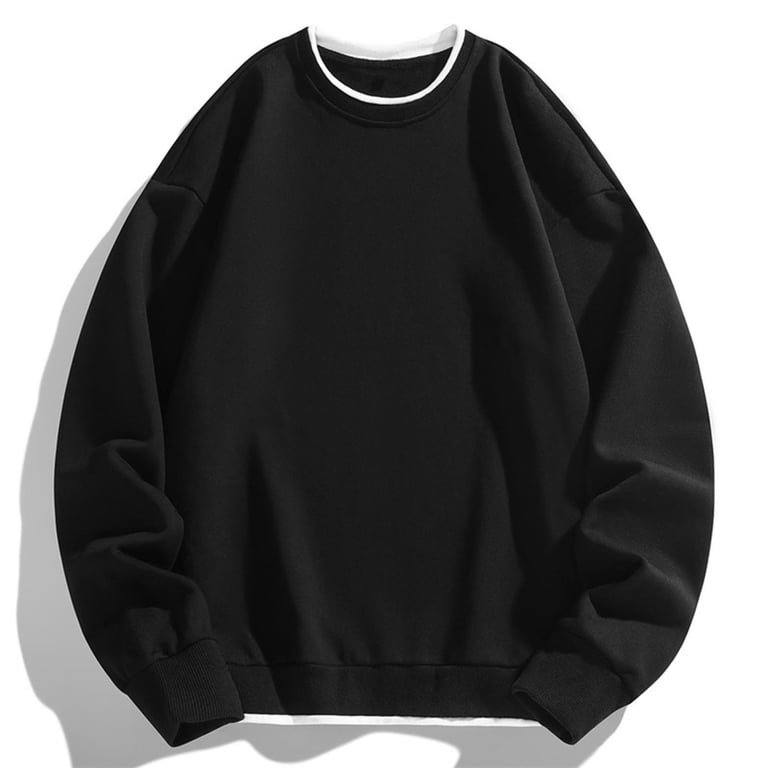 FDGIU Men's 2025 Fleece Crewneck - Soft Warm Long Sleeve Pullover FDGIU Men's 2025 Fleece Crewneck - Soft Warm Long Sleeve Pullover