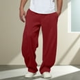 thumbnail image 1 of FDGIU ‌‌‌‌Men's Baggy Sweatpants, Wide Leg Loose Fit Athletic Joggers with Drawstring Elastic Waist & Pockets for Casual Wear, 1 of 4