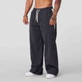 thumbnail image 1 of FDGIU ‌‌‌‌Men's Cargo Jogger Pants, Elastic Drawstring Waist Relaxed Fit Sweatpants with Pockets for Casual, Hiking & Workout, 1 of 5