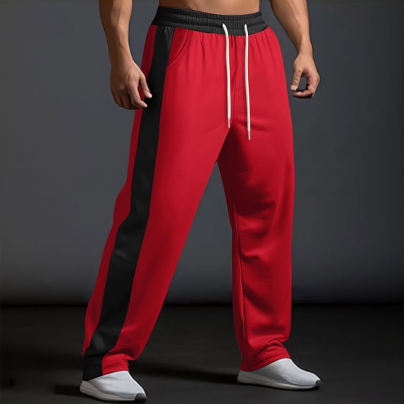 FDGIU Men's Cargo Pants - Lightweight Stretch Work Pants with Drawstring, Relaxed Fit with Pockets for Hiking & Casual