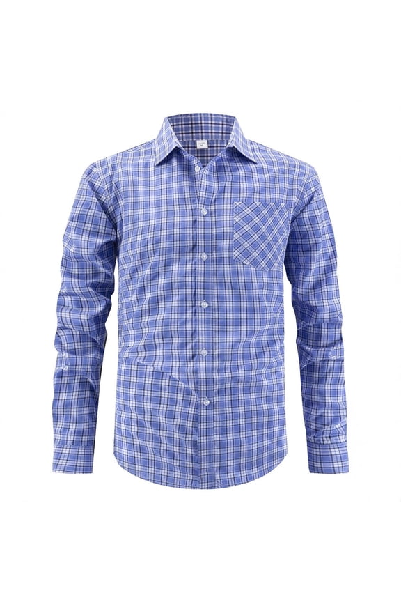 Men's Fall Flannel Hoodie - Button Down Plaid Shirt Jacket, Casual Long Sleeve Overshirt, Stylish Lightweight Fall Outerwear