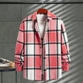 thumbnail image 1 of FDGIU Men's Flannel Shirt 2025 - Long Sleeve Button Down Plaid, Soft Fall Winter Casual Top, 1 of 7