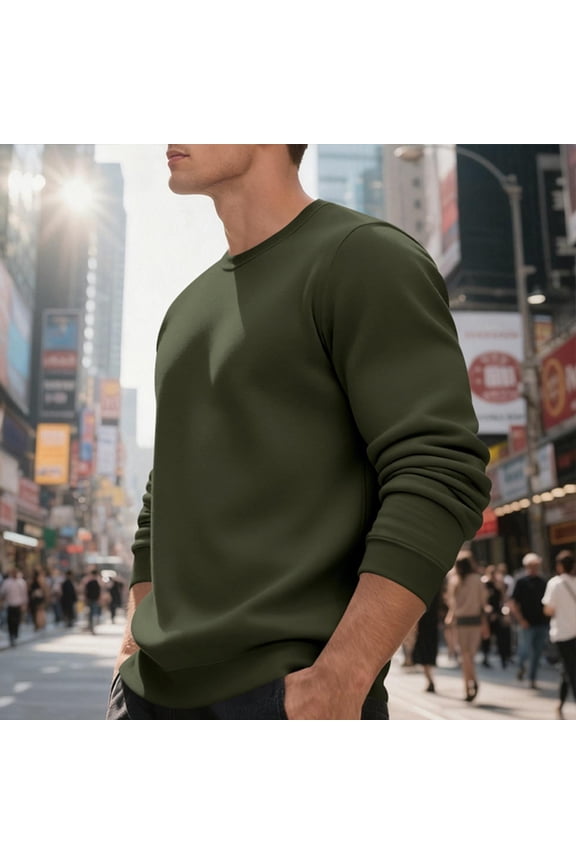 Men's Fleece Hoodie 2025 - Oversized Pullover Sweatshirt with Pockets, Heavyweight Fall Streetwear