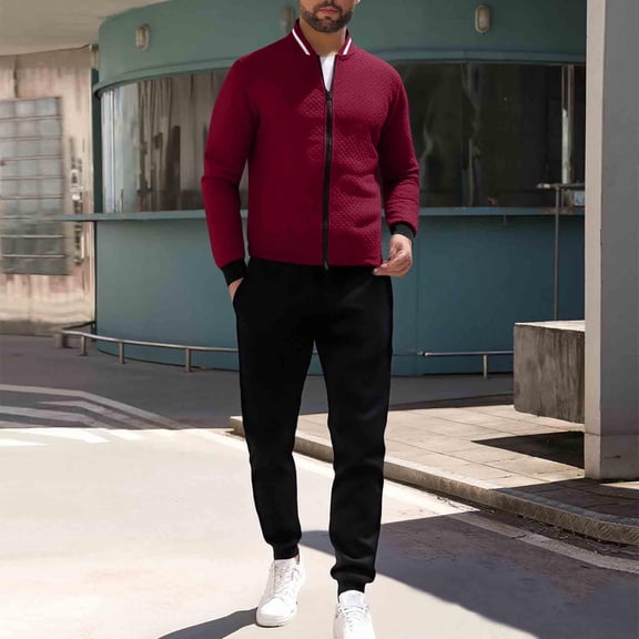 FDGIU Men's Fleece Jacket - Winter Warm Zip Up Hooded Coat, Soft Breathable Lightweight Outdoor Jacket for Hiking Camping Running