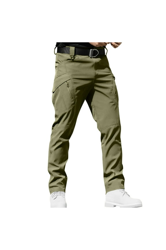 Men's Flex Work Pants - Stretch Utility Cargo Pants with Durable Stretch Construction, Lightweight for Outdoor & Hiking