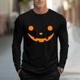 thumbnail image 1 of FDGIU Men's Halloween Graphic Tees Men Fashion Casual Print Sports Long Sleeves Round-Neck Blouses Shirts Casual Shirts, 1 of 5