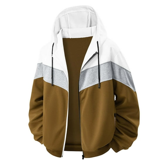 FDGIU Men's Lightweight Fleece Hoodie - Loose Fit Pullover Sweatshirt for Work/Sports, Plus Size Fall Fashion