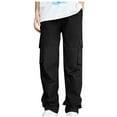 thumbnail image 1 of FDGIU Men's Lightweight Stretch Cargo Work Pants - Ripstop Hiking Pants with Pockets, Outdoor Tactical Pants for Men, 1 of 5