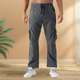 thumbnail image 1 of FDGIU ‌Men's Relaxed Fit Sweatpants, Elastic Waist Drawstring Casual Pants with Pockets, Lightweight for Hiking, Sport & Daily, 1 of 7