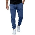 thumbnail image 1 of FDGIU Men's Sweatpants Drawstring Joggers‌ - Casual Workout Athletic Pants with Pockets, 1 of 6
