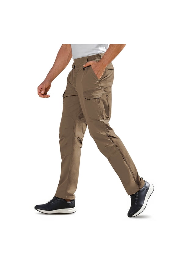 Men's Tactical Cargo Pants Fall 2025 - Lightweight Stretch Work Pants with Multi-Pockets, Outdoor Hiking Jogger Pants