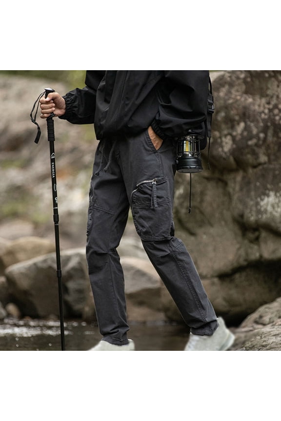 Men's Tactical Cargo Pants Fall 2025 - Lightweight Stretch Work Pants with Multi-Pockets, Outdoor Hiking Jogger Pants