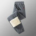 thumbnail image 1 of FDGIU Men's Thermal Jogger Sweatpants - Fleece Lined Winter Warm Pants with Pockets, Running Hiking Sports Pants, 1 of 4