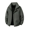 thumbnail image 1 of FDGIU Men's Winter Puffer Jacket - Hood Windproof Thermal Long Coat for Cold Weather, 1 of 4