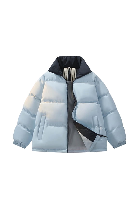 Men's Winter Puffer Jacket - Hood Windproof Thermal Long Coat for Cold Weather