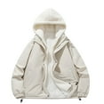 thumbnail image 1 of FDGIU Men's Winter Puffer Jacket - Hood Windproof Thermal Long Coat for Cold Weather, 1 of 3