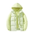thumbnail image 1 of FDGIU Men's Winter Puffer Jacket - Hood Windproof Thermal Long Coat for Cold Weather, 1 of 6