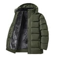 thumbnail image 1 of FDGIU Men's Winter Puffer Jacket - Hood Windproof Thermal Long Coat for Cold Weather, 1 of 7