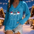 thumbnail image 1 of FDGIU Plus Size Christmas Tops for Women, Funny Xmas Tree Graphic Long Sleeve Tunic, Festive Holiday Tee, 1 of 5